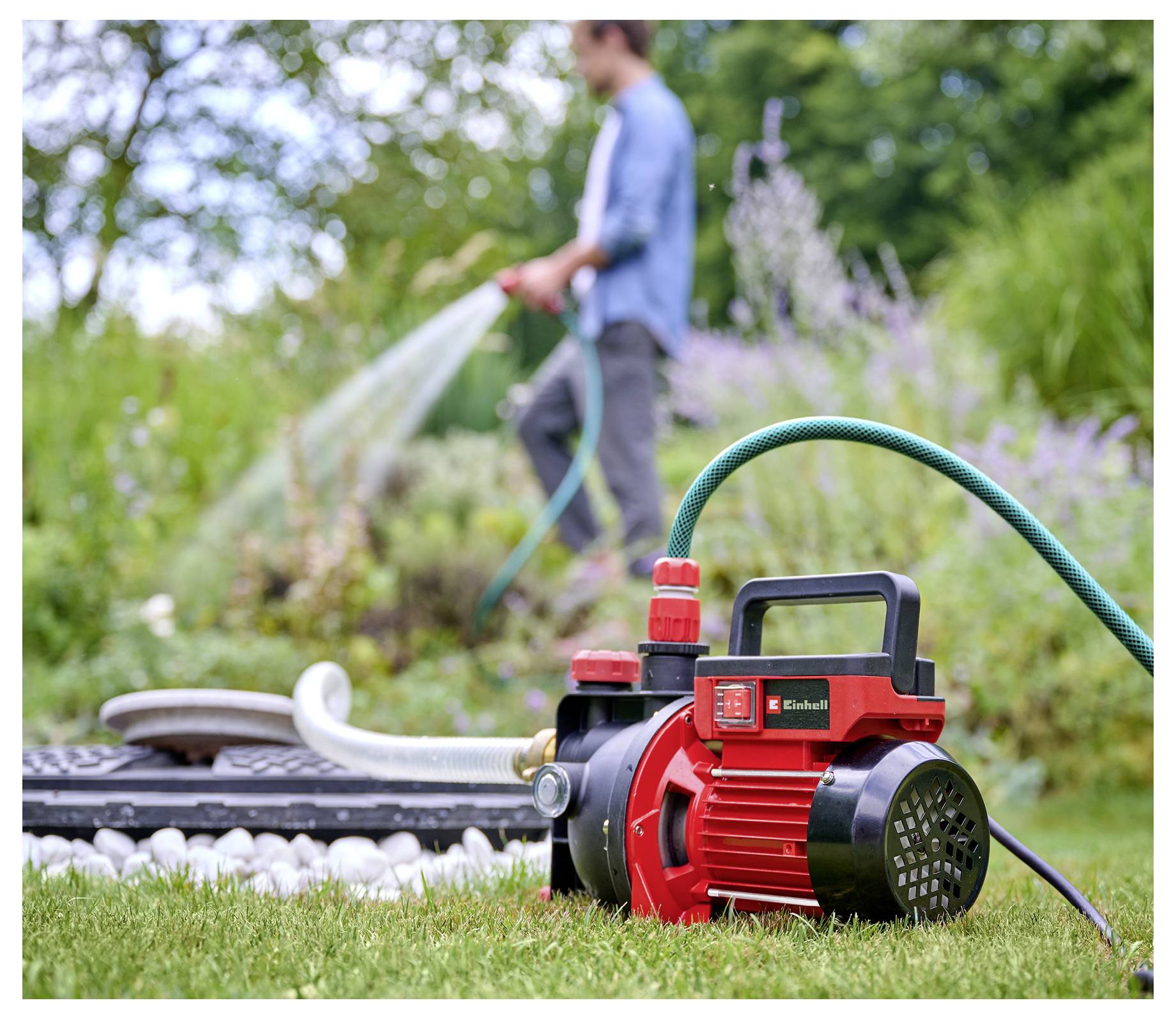 Einhell Power X-Change GC-GP 6050 ECO PLUS Gartenpumpe 5000 l/h 40m