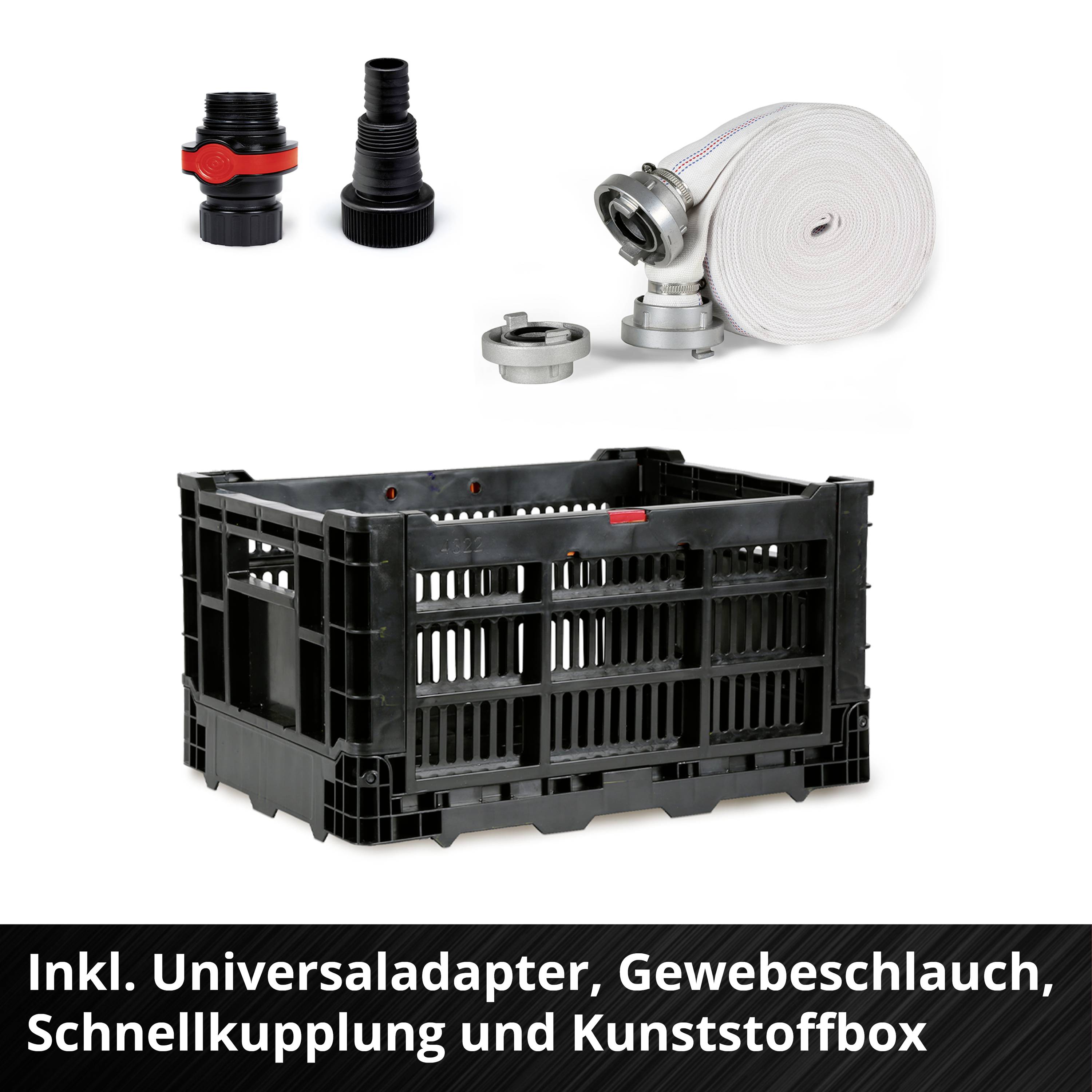 Einhell 4181515 Flutset GE-DP 7535 N LL ECO Schmutzwasser-Tauchpumpe 18500 l/h 9 m