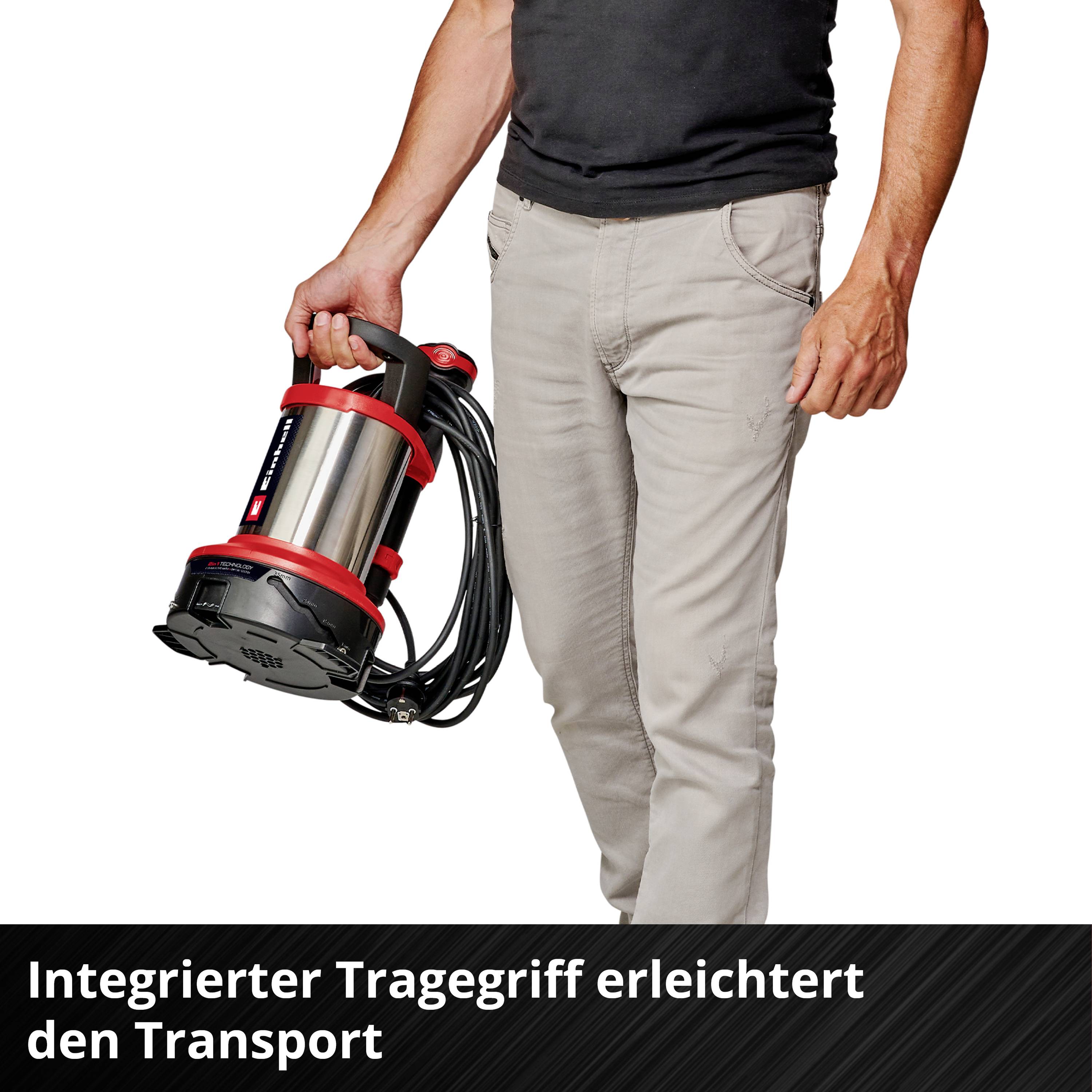 Einhell 4181515 Flutset GE-DP 7535 N LL ECO Schmutzwasser-Tauchpumpe 18500 l/h 9 m