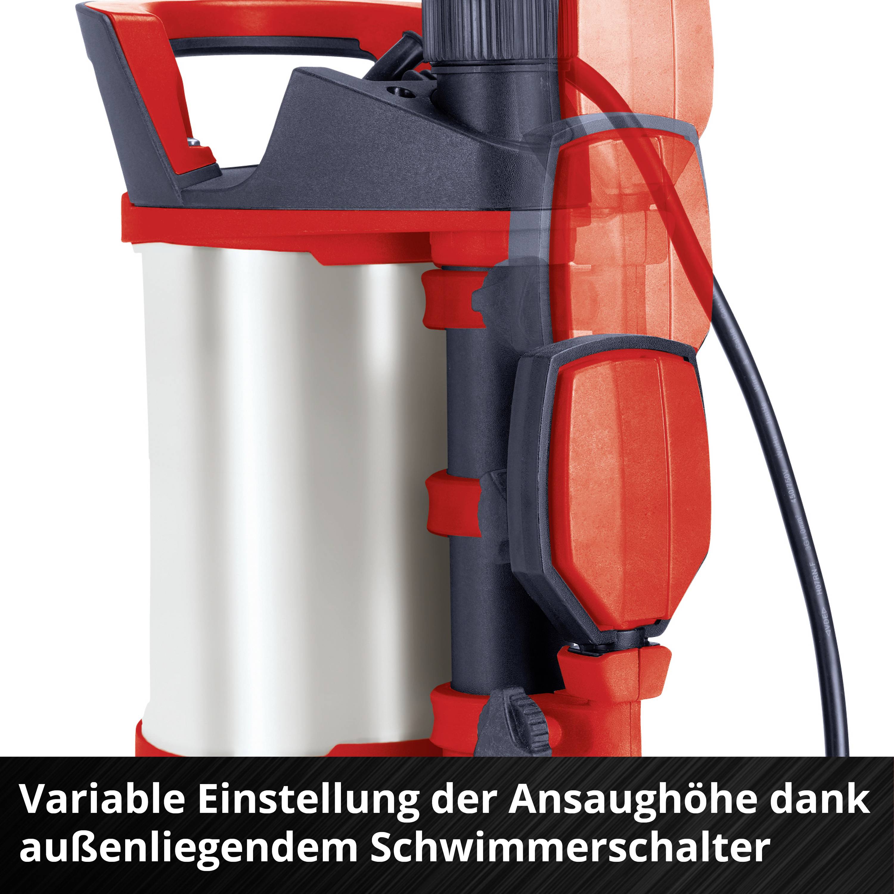 Einhell 4181515 Flutset GE-DP 7535 N LL ECO Schmutzwasser-Tauchpumpe 18500 l/h 9m
