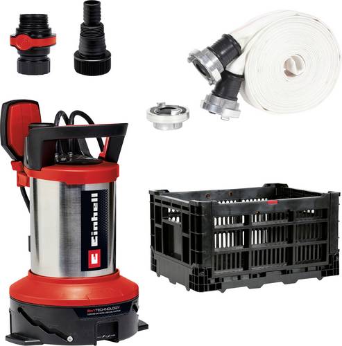 Einhell 4181515 Power X-Change Flutset GE-DP 7535 N LL Schmutzwasser-Tauchpumpe 18500 l/h 9 m