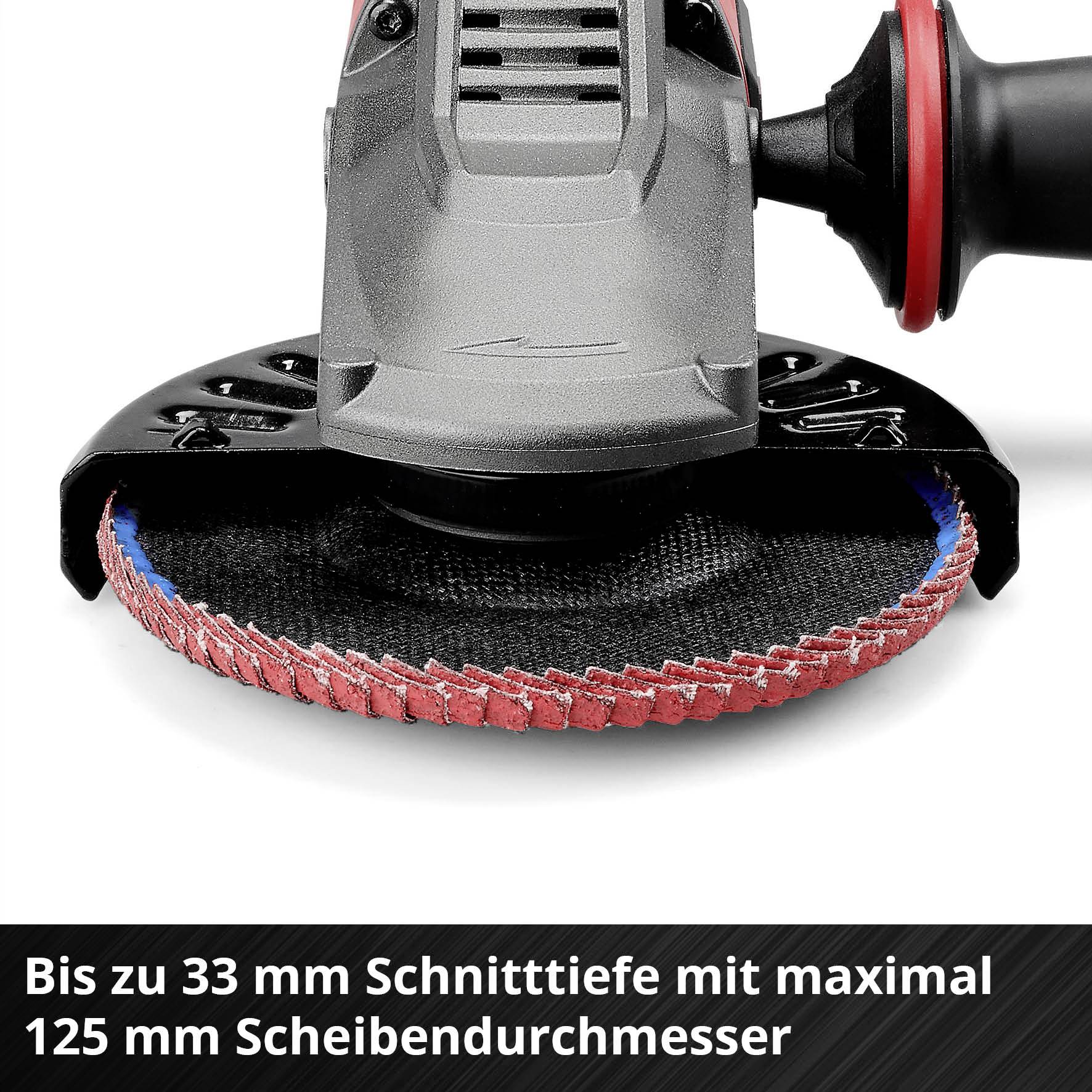 Einhell Professional TP-AG 18/125 F Li BL - Solo Akku-Winkelschleifer 4431175 Akku-Winkelschleifer 125 mm ohne Akku, ohne Ladegerät 700 W 18 V 2.5