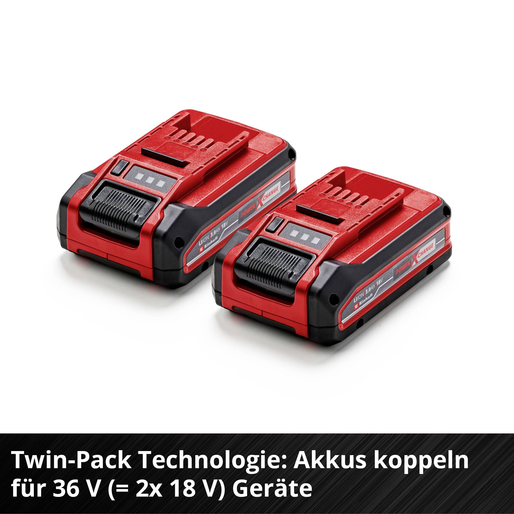 Einhell 4511631 18V 3Ah PXC Plus Twinpack Werkzeug-Akku 18V 3000 mAh Li-Ion