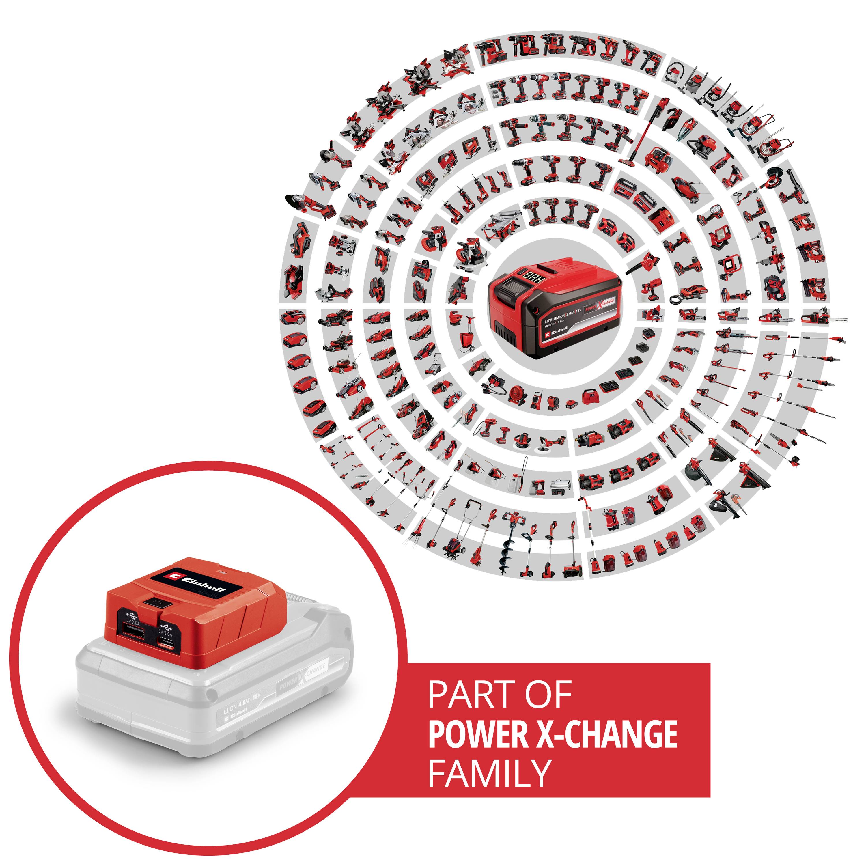 Einhell TC-CP 18 Li USB A/C-Solo 4514148 USB-Adapter