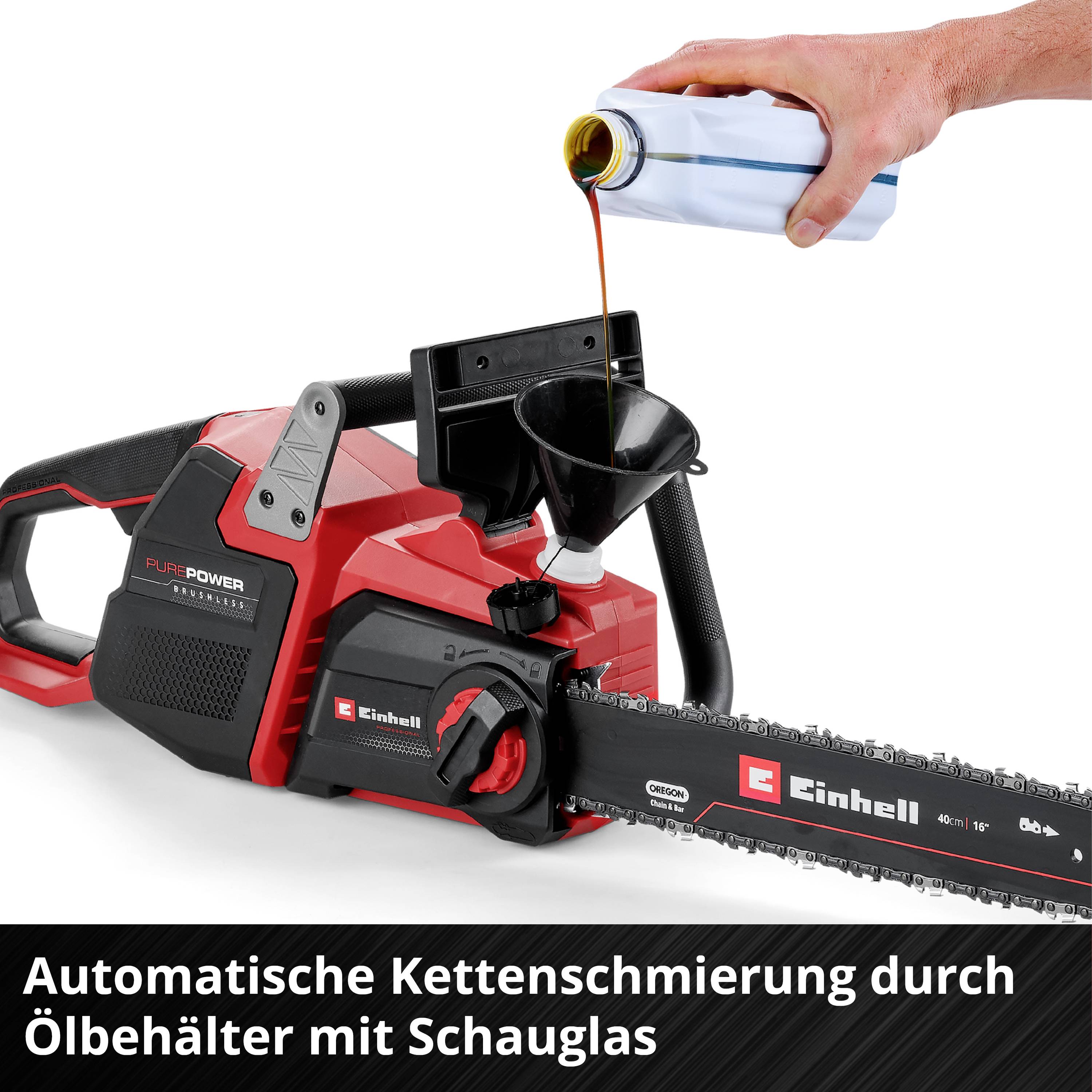 Einhell Professional GP-LC 36/40 Li BL-Solo Akku-Kettensäge 36 V Schwertlänge 400 mm