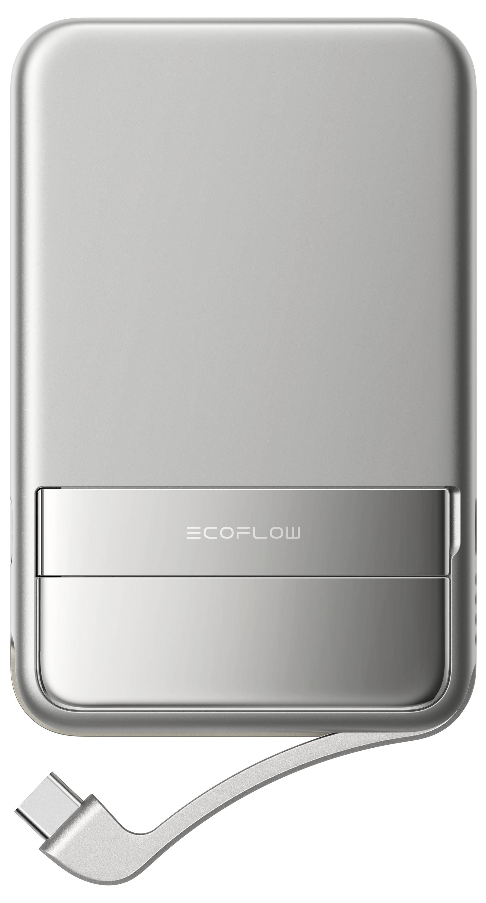 ECOFLOW Rapid 5000 Powerbank 5000 mAh Magsafe, Qi Wireless Charging Li-Ion USB-C®, Wireless Charging Silber