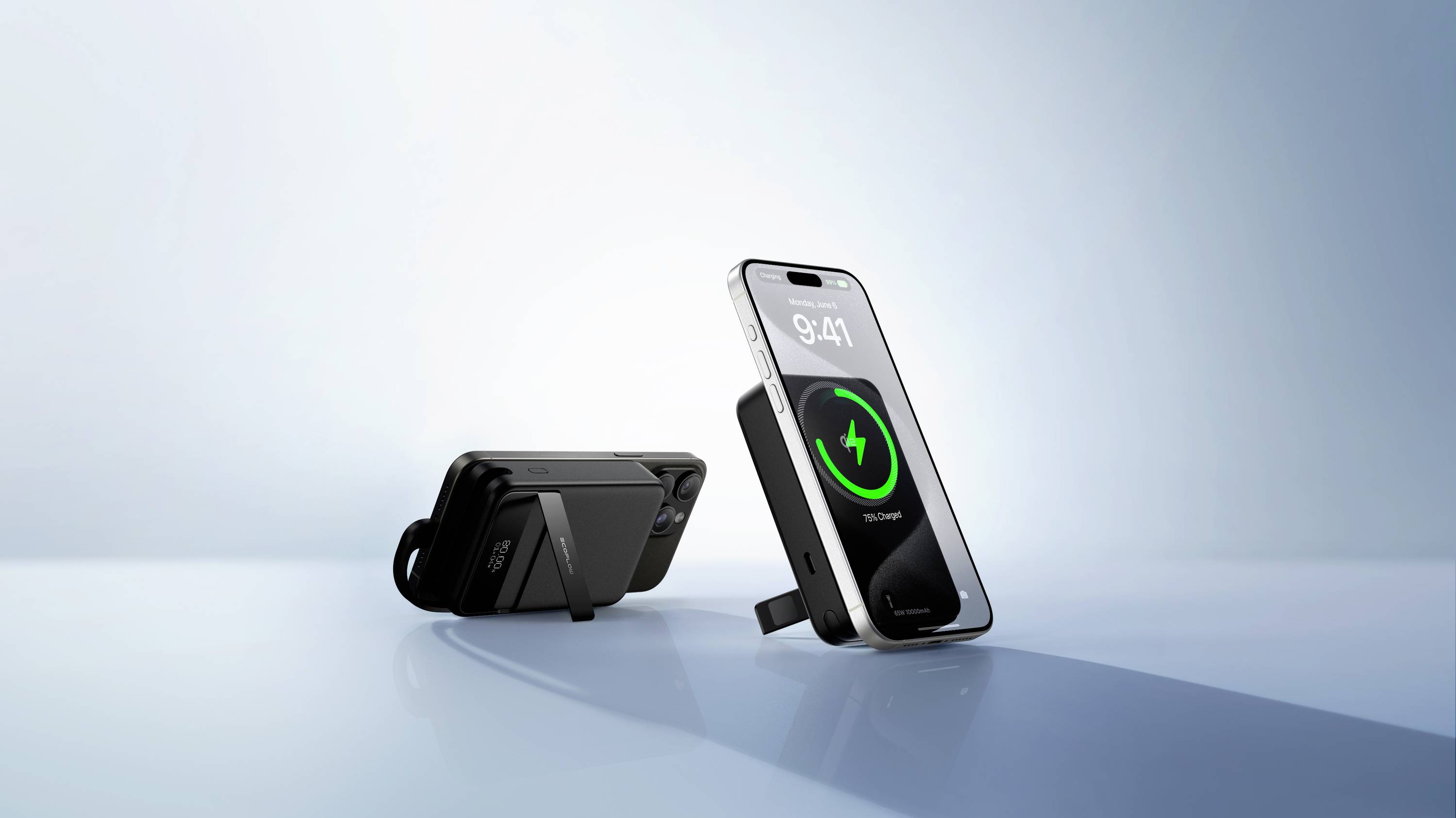 ECOFLOW Rapid 10000 Powerbank 10000 mAh Magsafe, Qi Wireless Charging Li-Ion USB-C®, Wireless Charging Schwarz