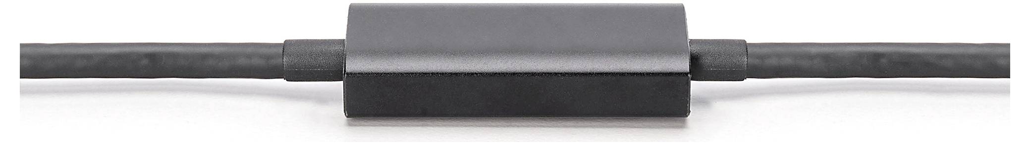 Digitus USB-Kabel USB 3.2 Gen1, USB 3.2 Gen1, USB 3.0 USB-C®, USB-C® Stecker, USB-A Buchse 10.00m Schwarz Aktiv mi