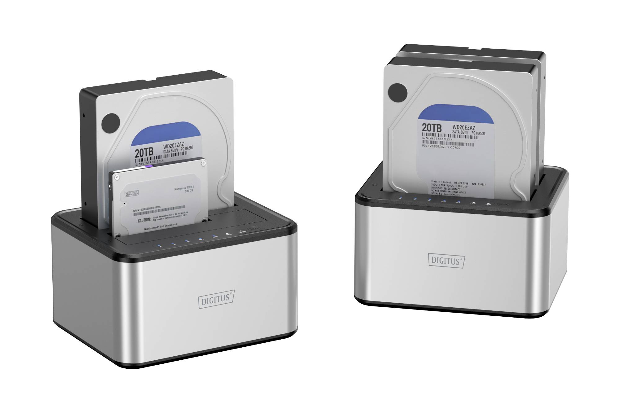 Digitus DA-71540-2 USB-A, USB, USB-A (USB 3.0) SATA, SATA 6 Gb/s, SATA I, SATA II, SATA III Festplatten-Kopierstation 2.5 Zoll