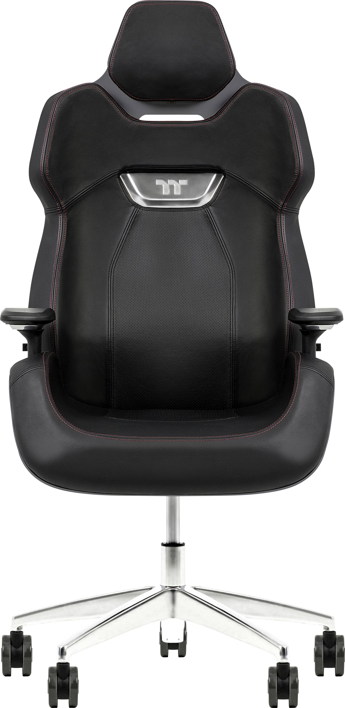 Thermaltake Argent E700 Real Leather Gaming Chair with houndstooth fabric Gaming-Stuhl Grau, Schwarz