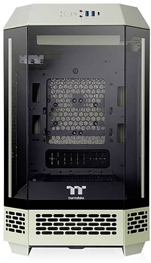 Thermaltake The Tower 250 Matcha Green Midi-Tower Gaming-Gehäuse Grün, Schwarz