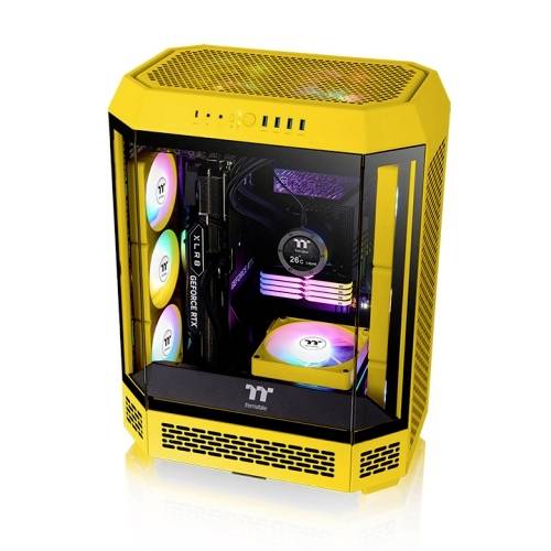 Thermaltake CT120 EX ARGB Sync PC Cooling Fan Bumblebee 3 Pack PC-Gehäuse-Lüfter Gelb (B x H x T) 120 x 120 x 25mm