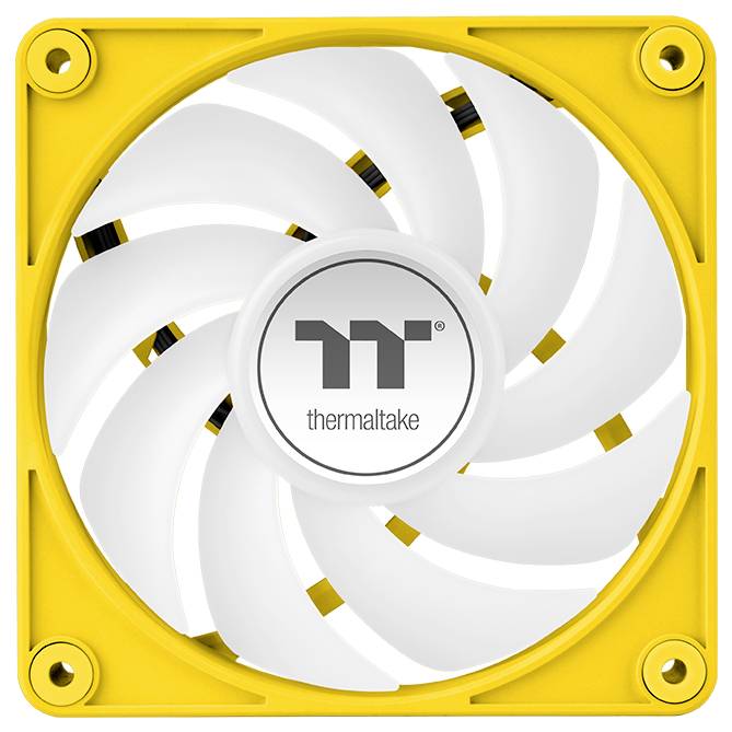 Thermaltake CT120 EX ARGB Sync PC Cooling Fan Bumblebee 3 Pack PC-Gehäuse-Lüfter Gelb (B x H x T) 120 x 120 x 25 mm