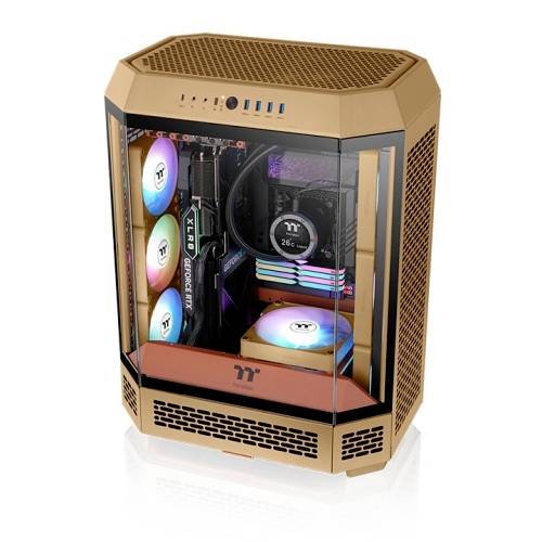 Thermaltake CT140 EX ARGB Sync PC Cooling Fan Gravel Sand 3 Pack PC-Gehäuse-Lüfter Braun (B x H x T) 140 x 140 x 25 mm