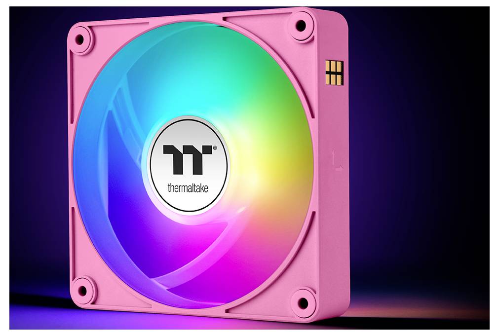 Thermaltake CT120 EX ARGB Sync PC Cooling Fan Pink 3 Pack PC-Gehäuse-Lüfter Pink (B x H x T) 120 x 120 x 25 mm