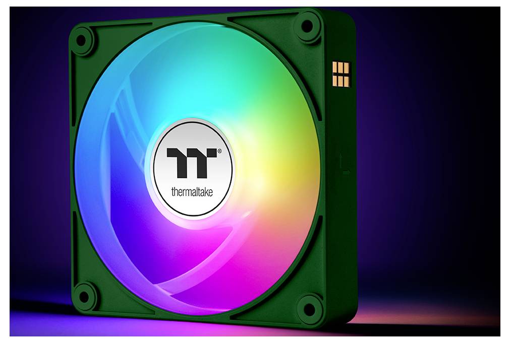 Thermaltake CT120 EX ARGB Sync PC Cooling Fan Racing Green 3 Pack PC-Gehäuse-Lüfter Grün (B x H x T) 120 x 120 x 25mm