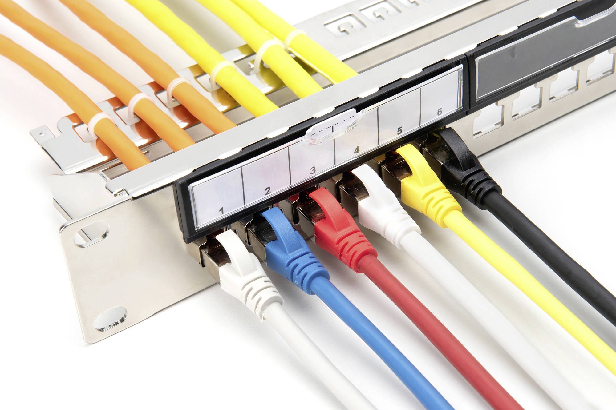 Digitus DN-91411-G 24 Port Patch-Panel 483mm (19") 1 HE Stahl, Verzinkt, Schwarz, Schwarz (RAL 9005), Metall Unbestückt