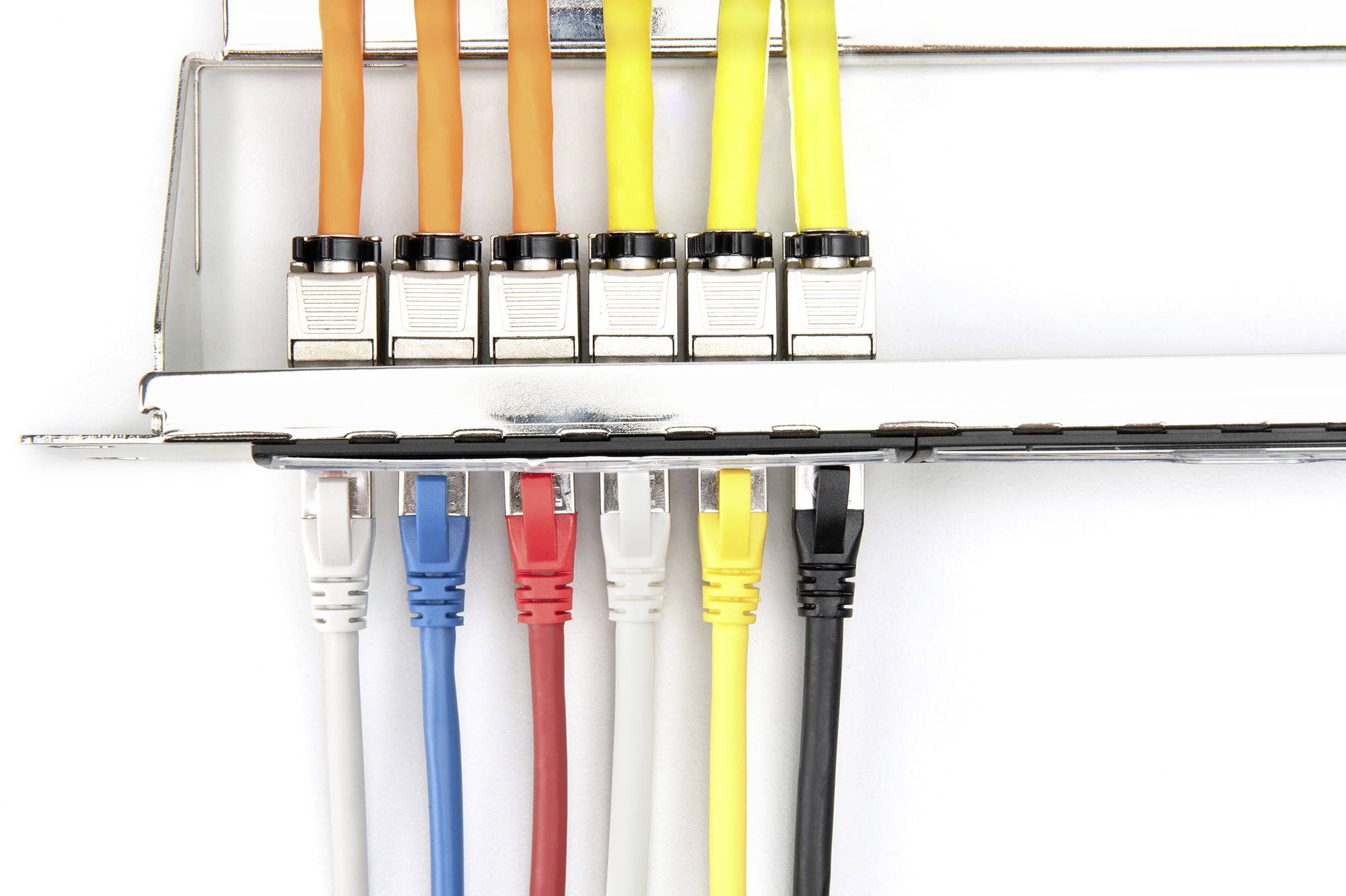 Digitus DN-91411-G 24 Port Patch-Panel 483mm (19") 1 HE Stahl, Verzinkt, Schwarz, Schwarz (RAL 9005), Metall Unbestückt