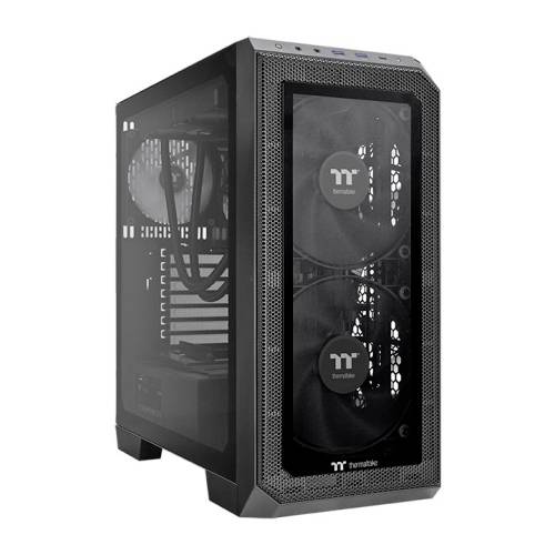 Thermaltake CT200 PC Cooling Fan Single Pack PC-Gehäuse-Lüfter Schwarz (B x H x T) 200 x 200 x 30mm