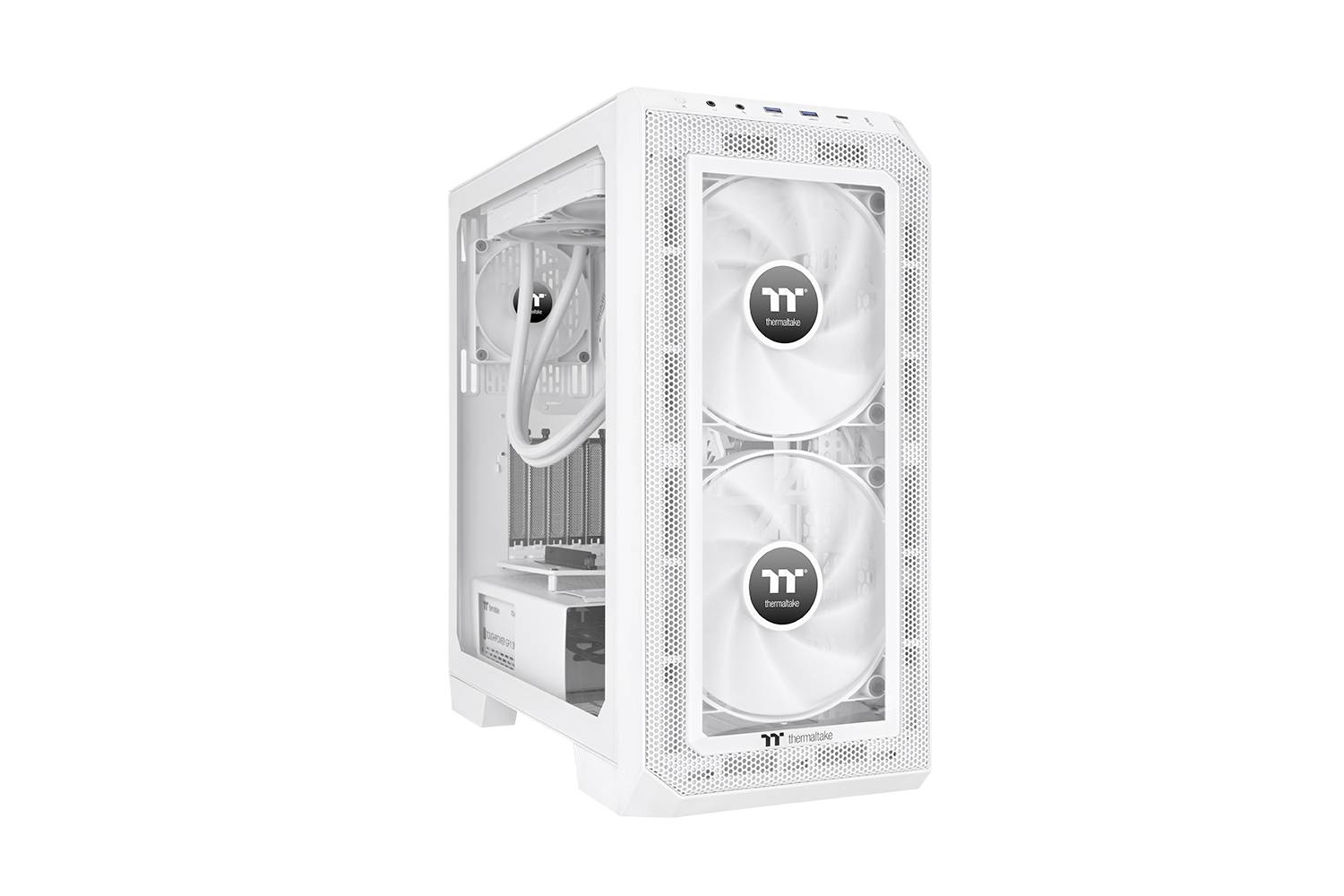 Thermaltake CT200 PC Cooling Fan White Single Pack PC-Gehäuse-Lüfter Weiß (B x H x T) 200 x 200 x 30mm