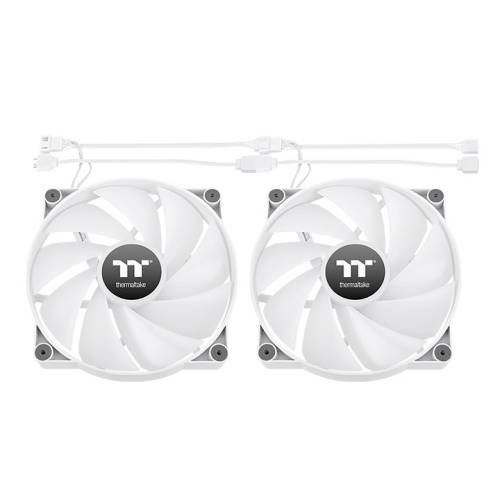 Thermaltake CT200 ARGB Sync PC Cooling Fan White Single Pack PC-Gehäuse-Lüfter Weiß (B x H x T) 200 x 200 x 30mm