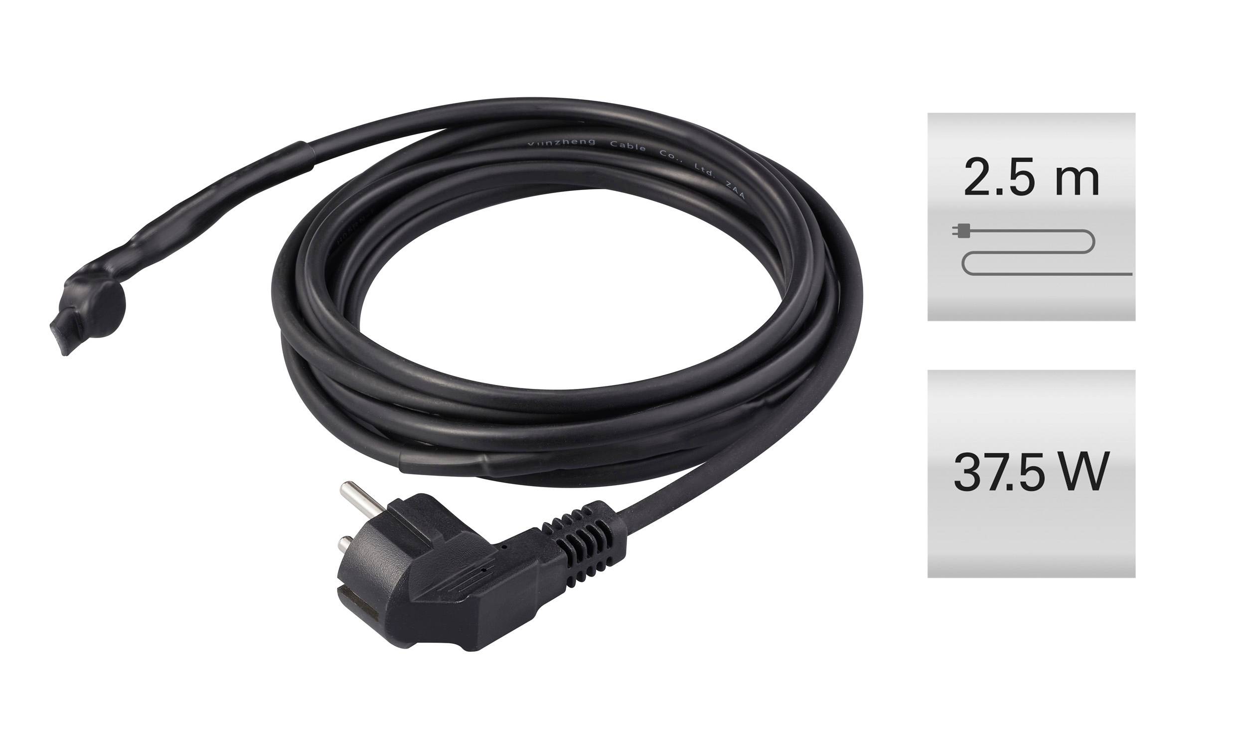 Sygonix SY-6771240 Heizkabel 230 V/AC 37.5W 2.5m mit Frostschutzfunktion