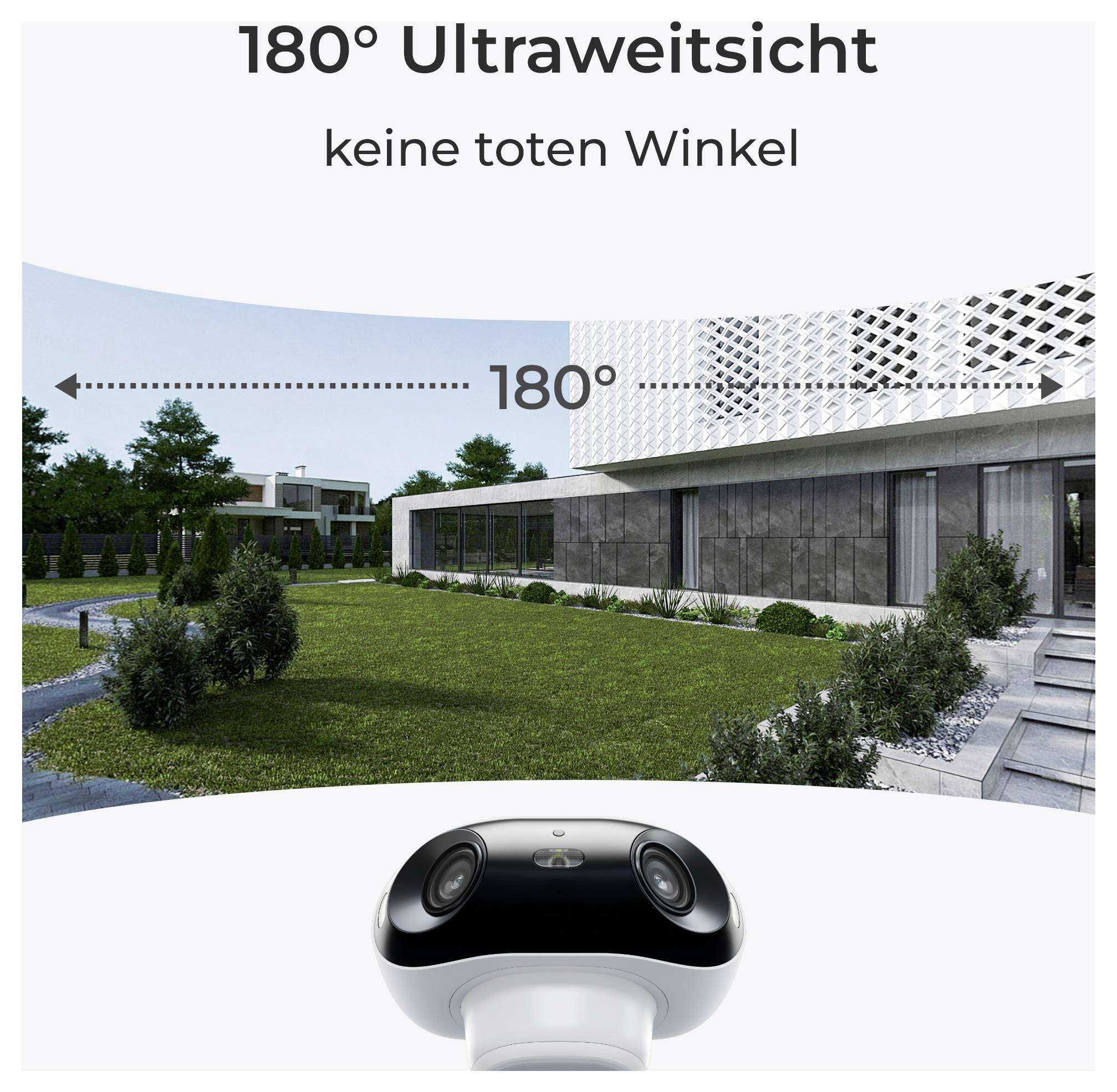 Reolink Argus Series B740X BWB4K01W Bluetooth®, WLAN IP Überwachungskamera 5120 x 1440 Pixel