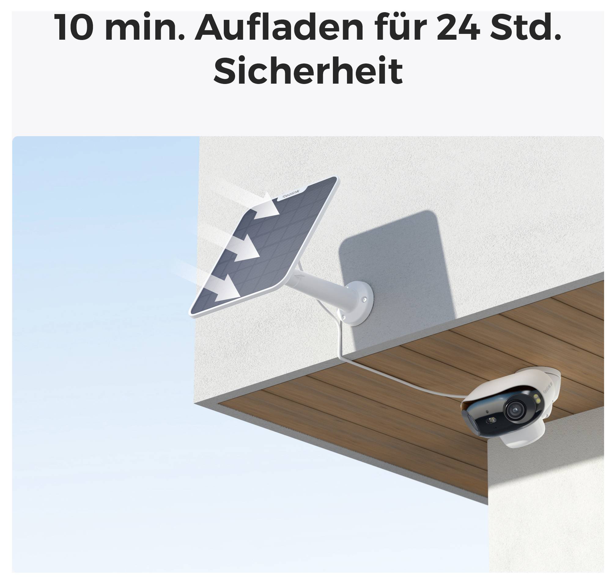 Reolink Argus Series B740X BWB4K01W Bluetooth®, WLAN IP Überwachungskamera 5120 x 1440 Pixel