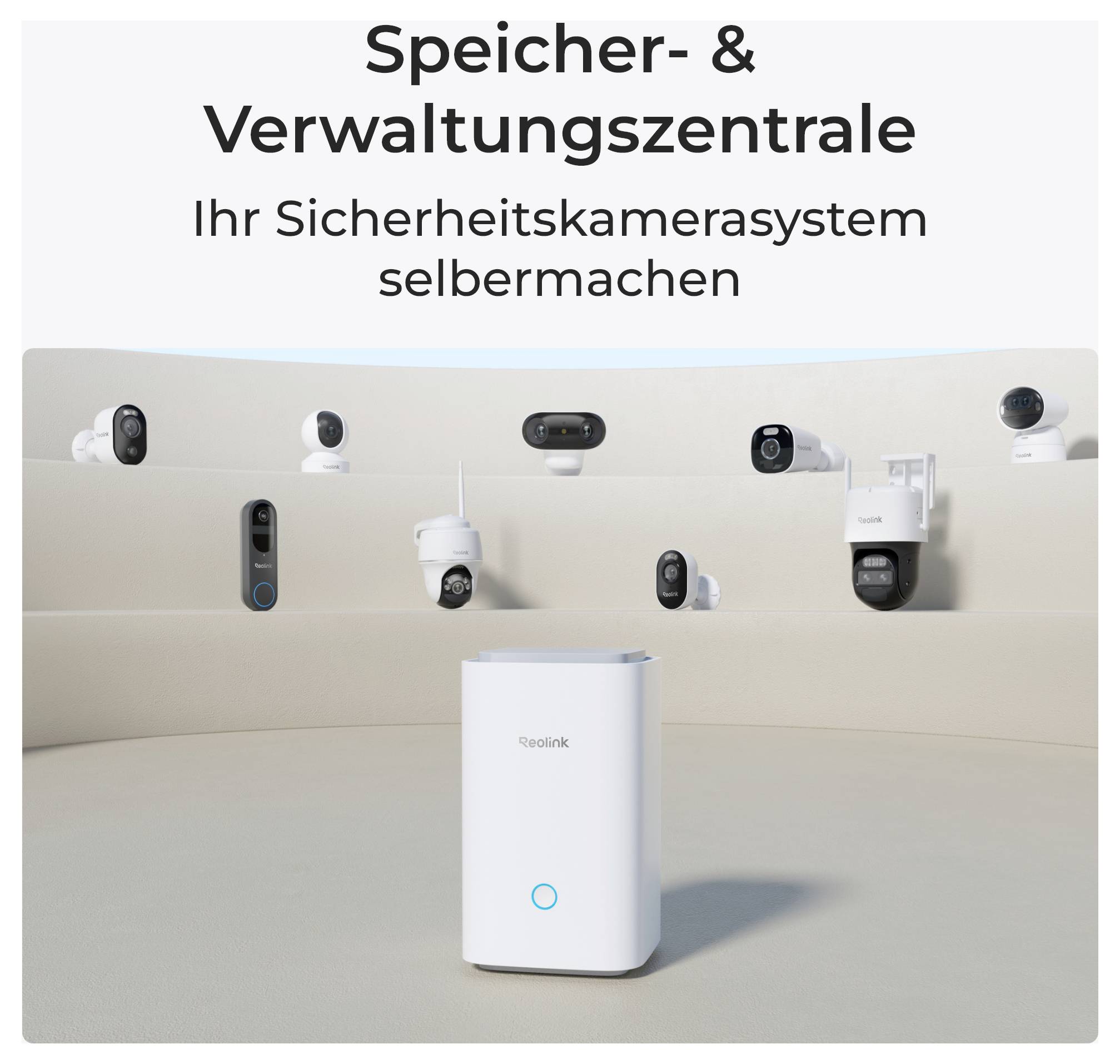 Reolink Home Hub 1 HH01128 LAN, WLAN IP Sicherheitszentrale