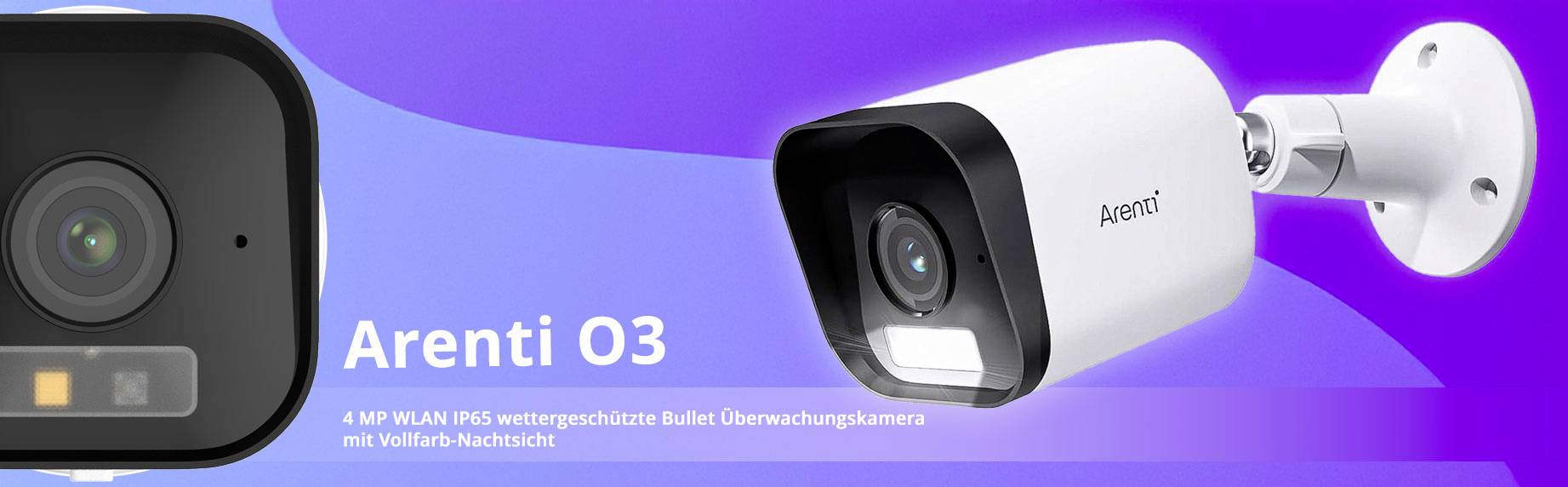 Arenti O3 O3 WLAN IP Überwachungskamera 2560 x 1440 Pixel