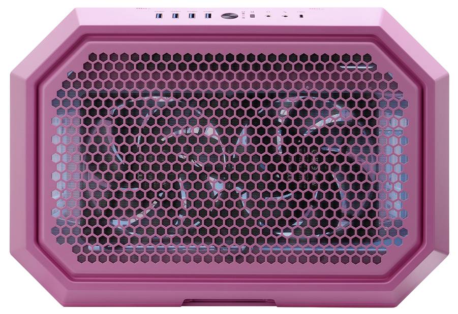 Thermaltake The Tower 600 Bubble Pink Midi-Tower PC-Gehäuse Pink, Blau