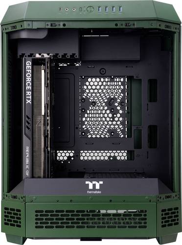 Thermaltake The Tower 600 Racing Green Midi-Tower PC-Gehäuse Grün-Schwarz (fluoreszierend)