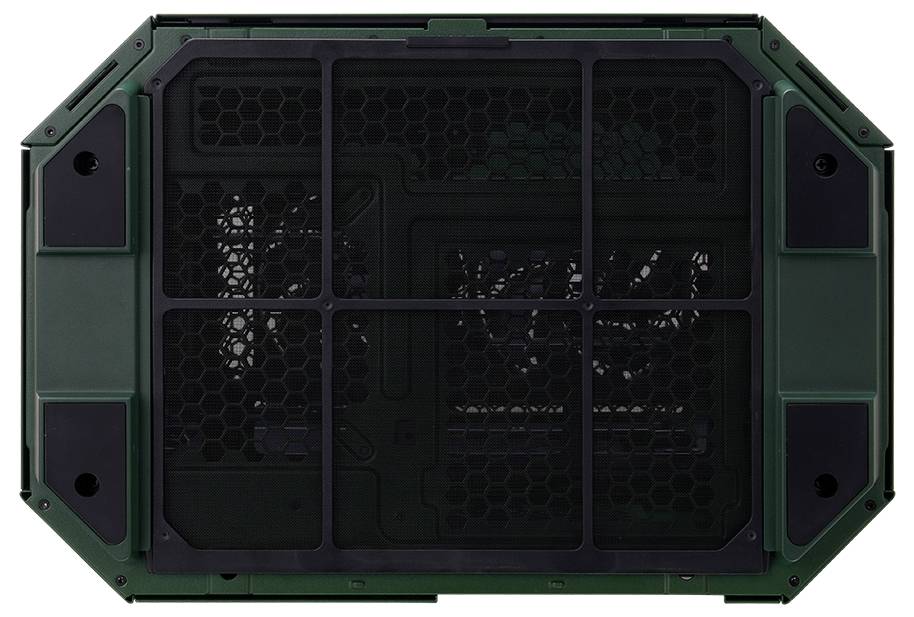 Thermaltake The Tower 600 Racing Green Midi-Tower PC-Gehäuse Grün-Schwarz (fluoreszierend)