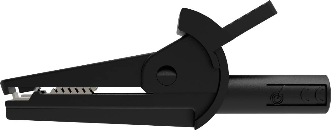 Schützinger SAK 6715 Ni / 2 / SW Sicherheits-Abgreifklemme Buchse Schwarz