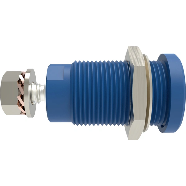 Schützinger DI SEB 9424 Ni / BL Sicherheits-Einbaubuchse gerade Blau 1St. Schützinger DI SEB 9424 Ni / BL Sicherheits-Einbaubuchse gerade Blau 1St.