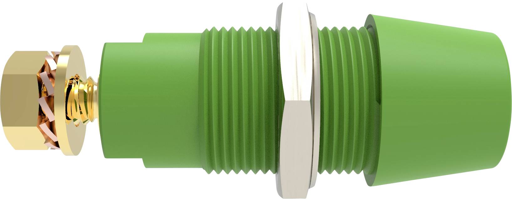 Schützinger DI SAB 9430 Au / GN Sicherheits-Aufbaubuchse gerade Grün 1 St.