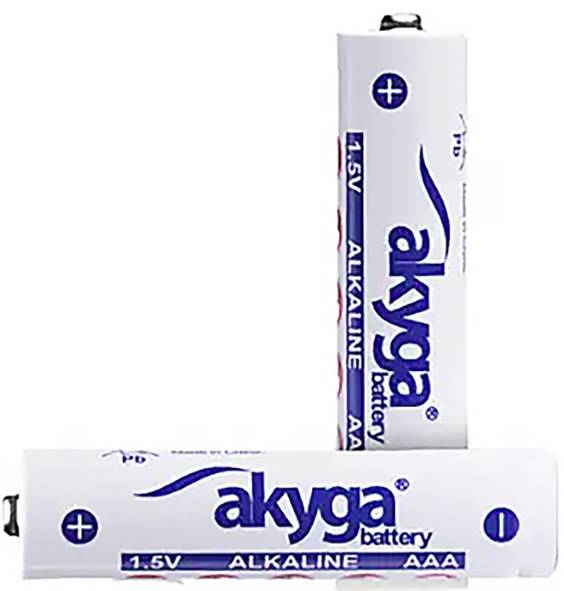 Akyga AAA LR03 Micro (AAA)-Batterie Alkali-Mangan 1300 mAh 1.5V 10St.