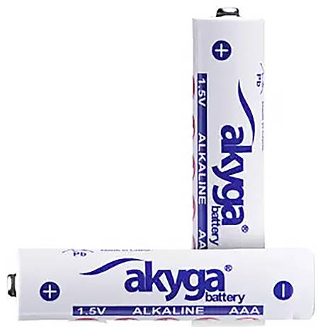 Akyga AAA LR03 Micro (AAA)-Batterie Alkali-Mangan 1300 mAh 1.5V 4St.