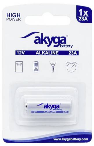 Akyga 23A Spezial-Batterie 23 A Zink-Kohle 12 V 48 mAh 1 St.