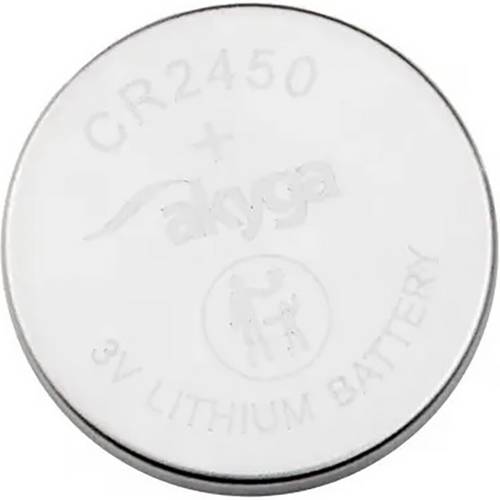 Akyga Knopfzelle CR2450 3 V 1 St. 600 mAh Li-MnO2 CR2450