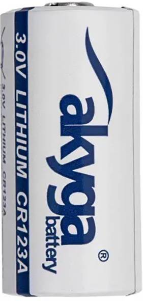 Akyga CR123HT Fotobatterie CR-123A Li-MnO2 1500 mAh 3V 1St.