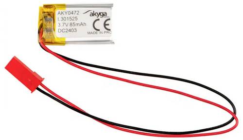 Akyga LP301525 Akkupack x Spezial-Akku LiPo 3.7 V 85 mAh