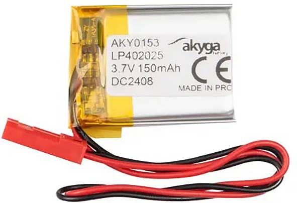 Akyga LP402025 Akkupack x Spezial-Akku LiPo 3.7V 150 mAh