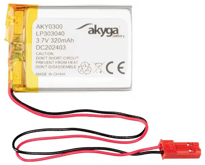 Akyga LP303040 Akkupack x Spezial-Akku LiPo 3.7V 320 mAh