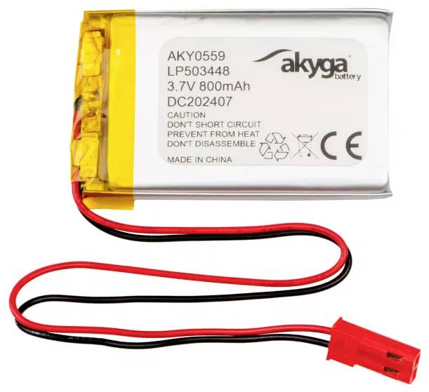 Akyga LP503448 Akkupack x Spezial-Akku LiPo 3.7 V 800 mAh
