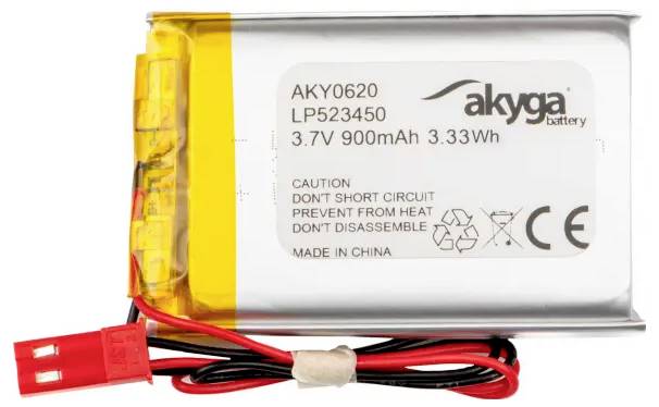 Akyga LP523450 Akkupack x Spezial-Akku LiPo 3.7 V 900 mAh