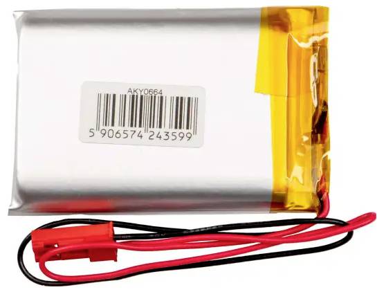 Akyga LP103451 Akkupack x Spezial-Akku LiPo 3.7V 1850 mAh
