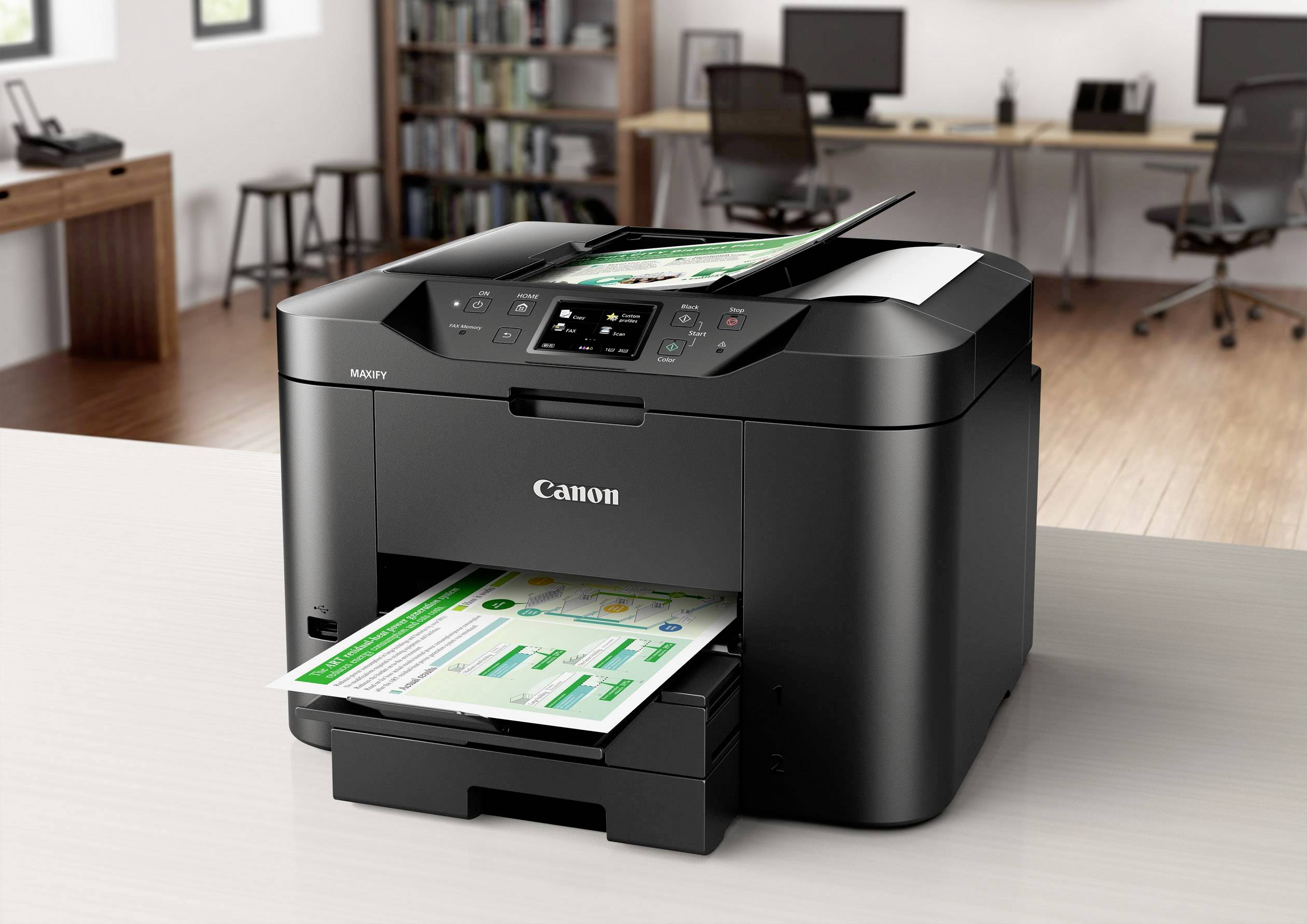 Canon MAXIFY MB2750 4 ipm b/n 15.5 ipm col Multifunktionsdrucker Tintenstrahl Farbe A4 LAN, WLAN, Duplex, ADF