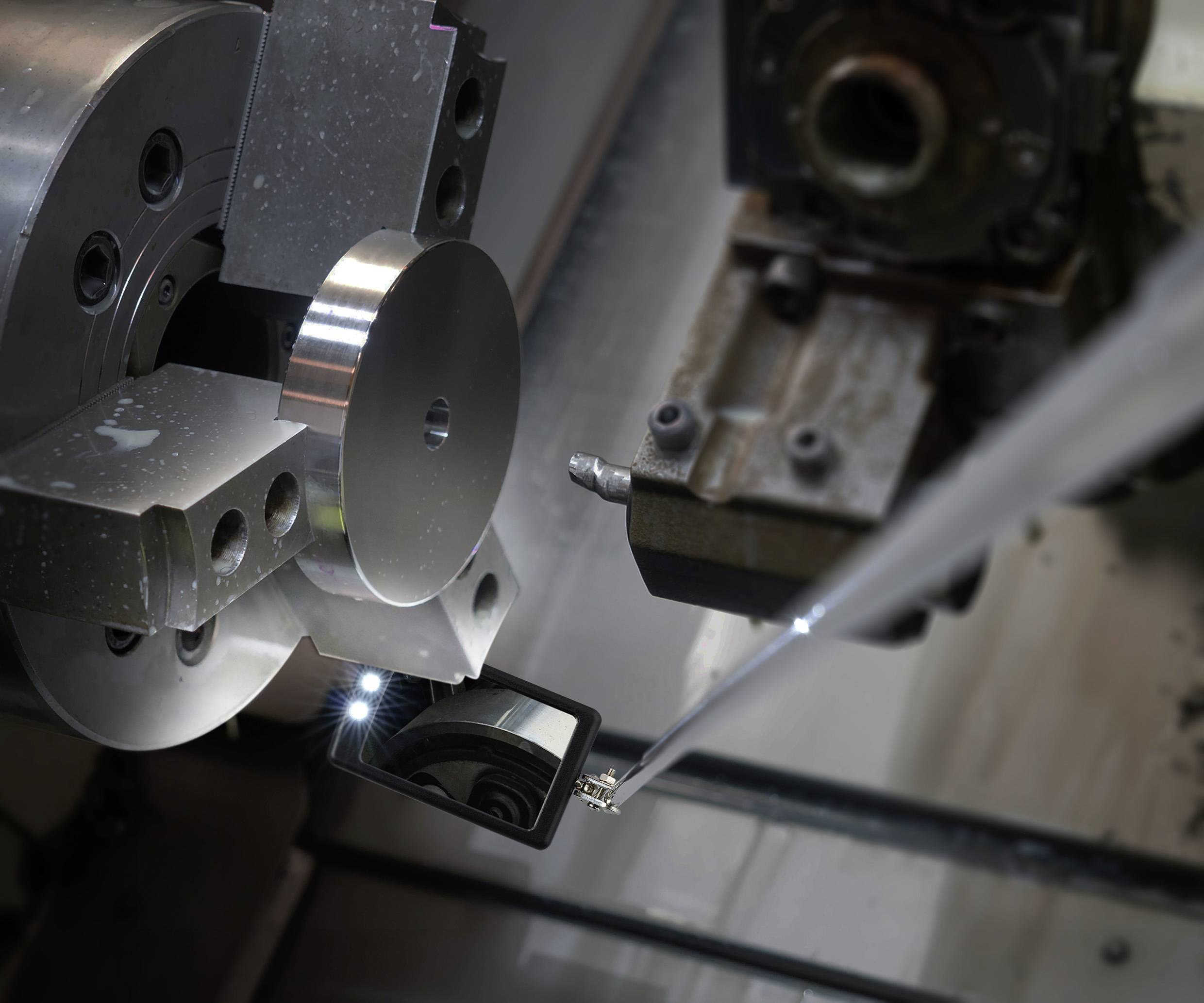 TOOLCRAFT Inspektionsspiegel mit Beleuchtung, ausziehbar Spiegel-Größe: (B x H) 50mm x 80mm