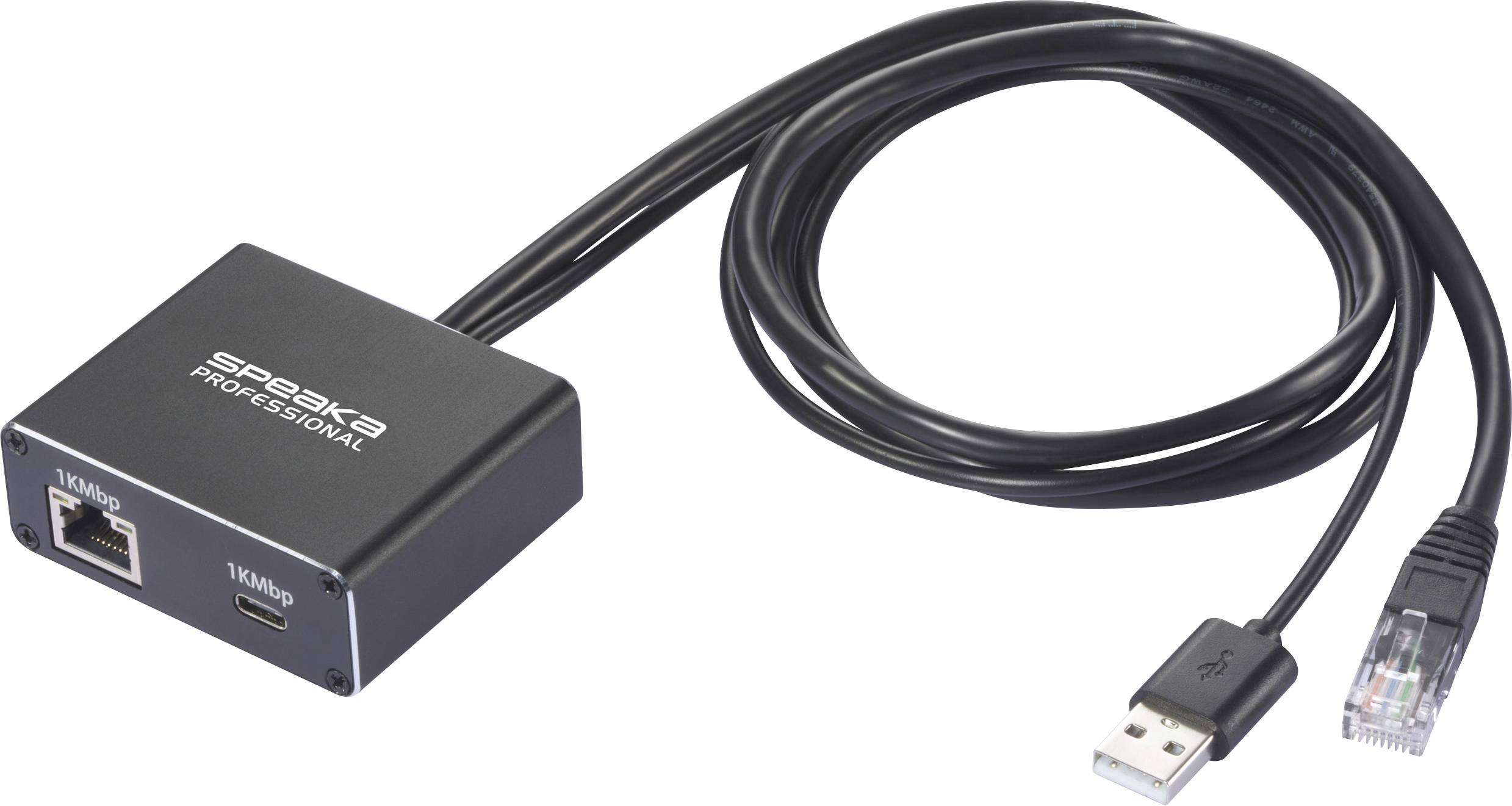 SpeaKa Professional SP-GNS-200 Netzwerkadapter/Hub 1 GBit/s USB-C®, RJ45